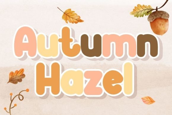Autumn Hazel: A Script Handwritten Typeface for Editorial Design