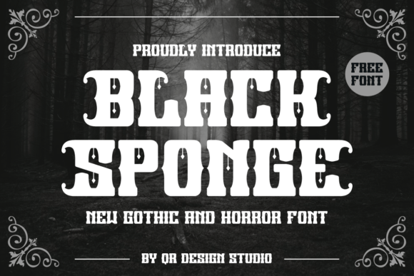 Black Sponge Font Review for Bold Branding and Display Design