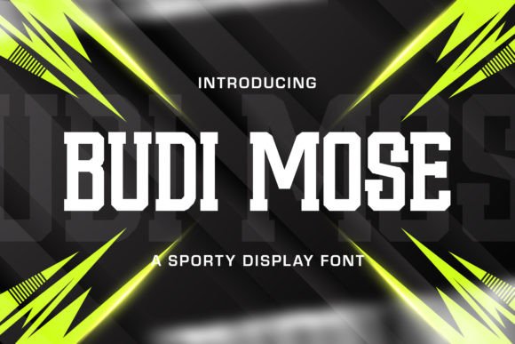 Budi Mose Typeface: A Modern Sans Serif for Digital Branding