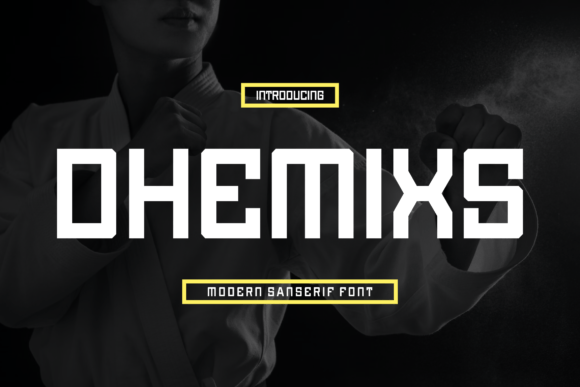 Dhemixs Modern Font for Bold Craft Branding