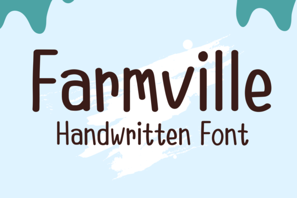 Farmville Font for Boutique Branding and Handmade Crafts