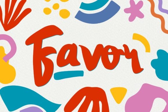 Favor Display Font Review for Bold Branding and Labels