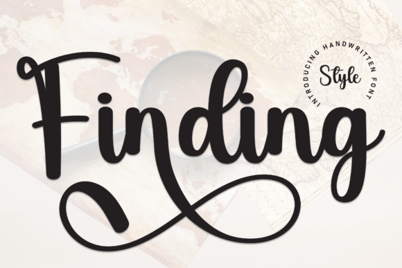 Finding: A Sweet Handwritten Display Font for Branding