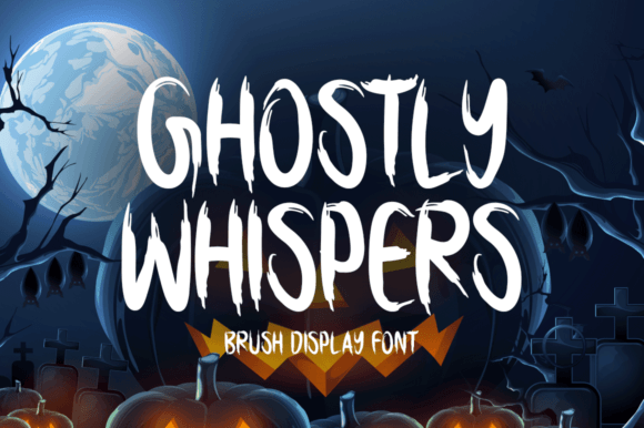 Ghostly Whispers Typeface Review for Dark Aesthetic Branding