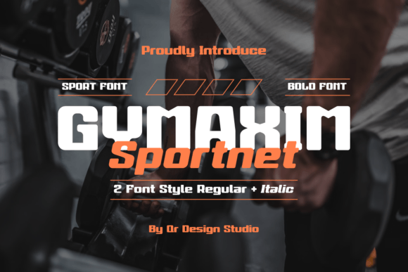 Gymaxim Sportnet: The Bold Sans Serif Font for Handmade Branding