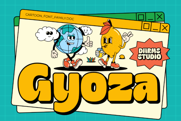 Gyoza Typeface: A Versatile Display Font for Handmade Branding