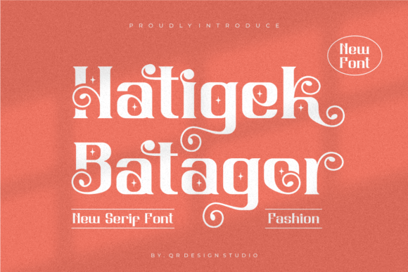 Hatigek Batagor: Elegant Bold Serif for Modern Web Design