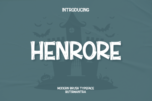 Henrore: The Halloween Style Display Font for Spooky Brand Visuals