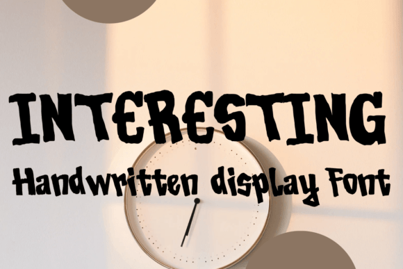 Interesting: A Sweet Handwritten Font for Creative Branding