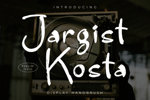 Jargist Kosta: The Display Handbrush Typeface for Bold Campaign Visuals