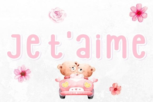 Je T Aime Script Handwritten Font for Elegant Branding