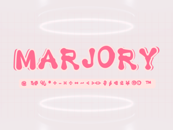 Marjory Retro Display Font for Crafts