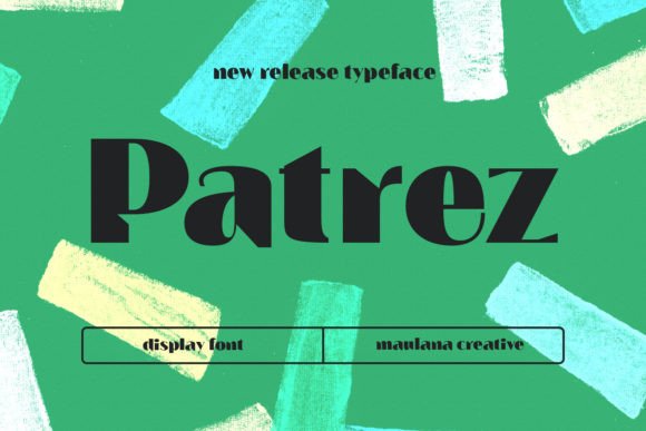 Patrez Typeface for Bold Digital Branding