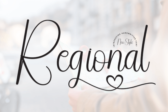 Regional: A Sweet Handwritten Font for Boutique Branding