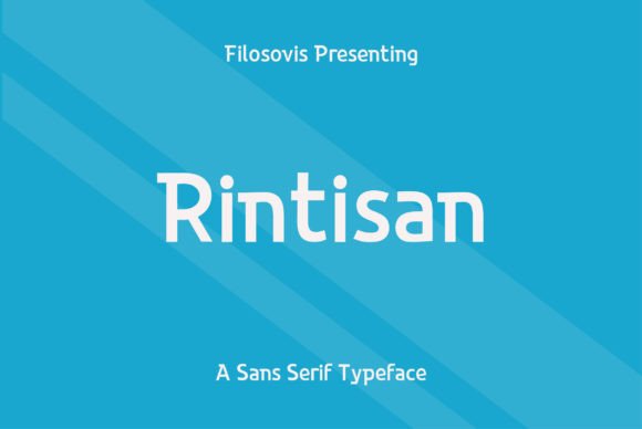 Rintisan: A Modern Sans Serif Typeface for Editorial Clarity