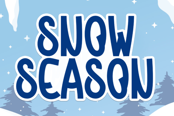 Snow Season: A Sweet Handwritten Display Font for Branding