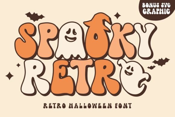 Spooky Retro Typeface: A Vintage Display Font for Editorial Horror