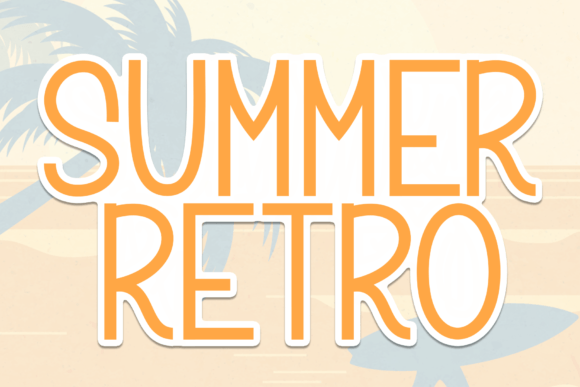 Summer Retro: The Sweet Handwritten Display Font for Authentic Branding