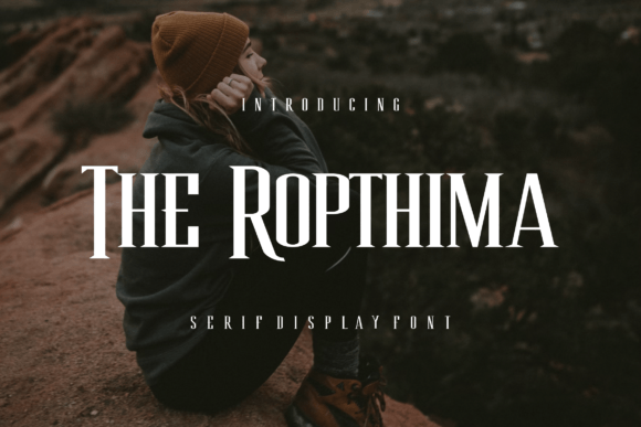 The Ropthima: A Bold Serif Typeface for Modern Craft Branding