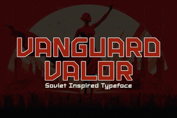 Vanguard Valor Typeface: A Bold Display Font for Vintage-Inspired Craft Brands